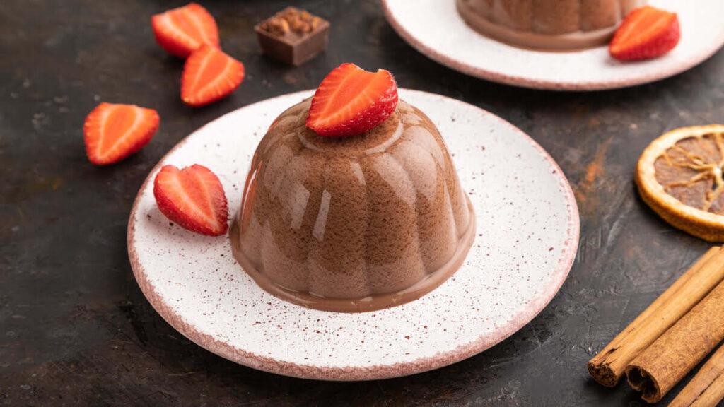 Chocolate panna cotta