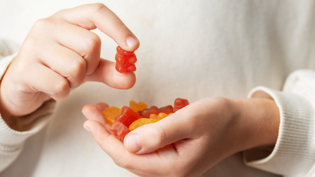 Gelatin in gummy bears